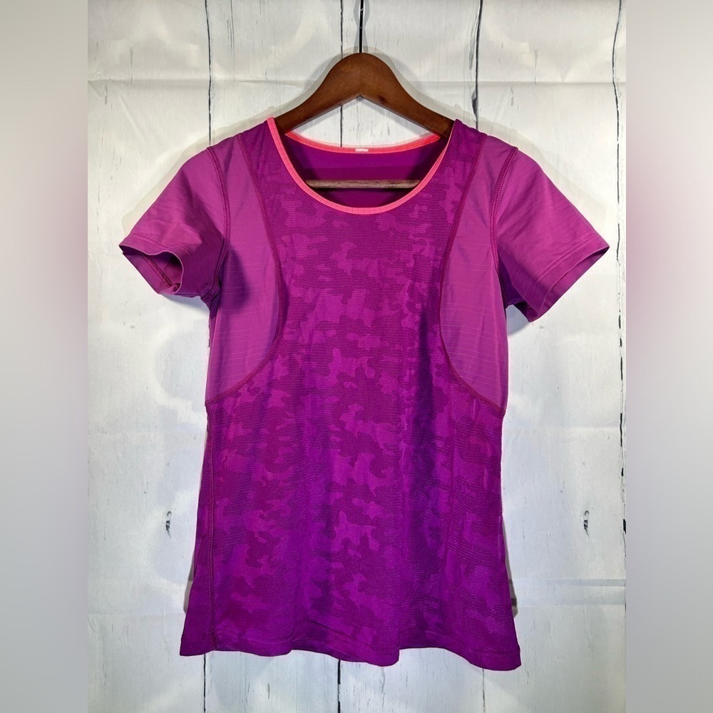 Lululemon Run For Days Womens Short Sleeve Active Outdoor Shirt